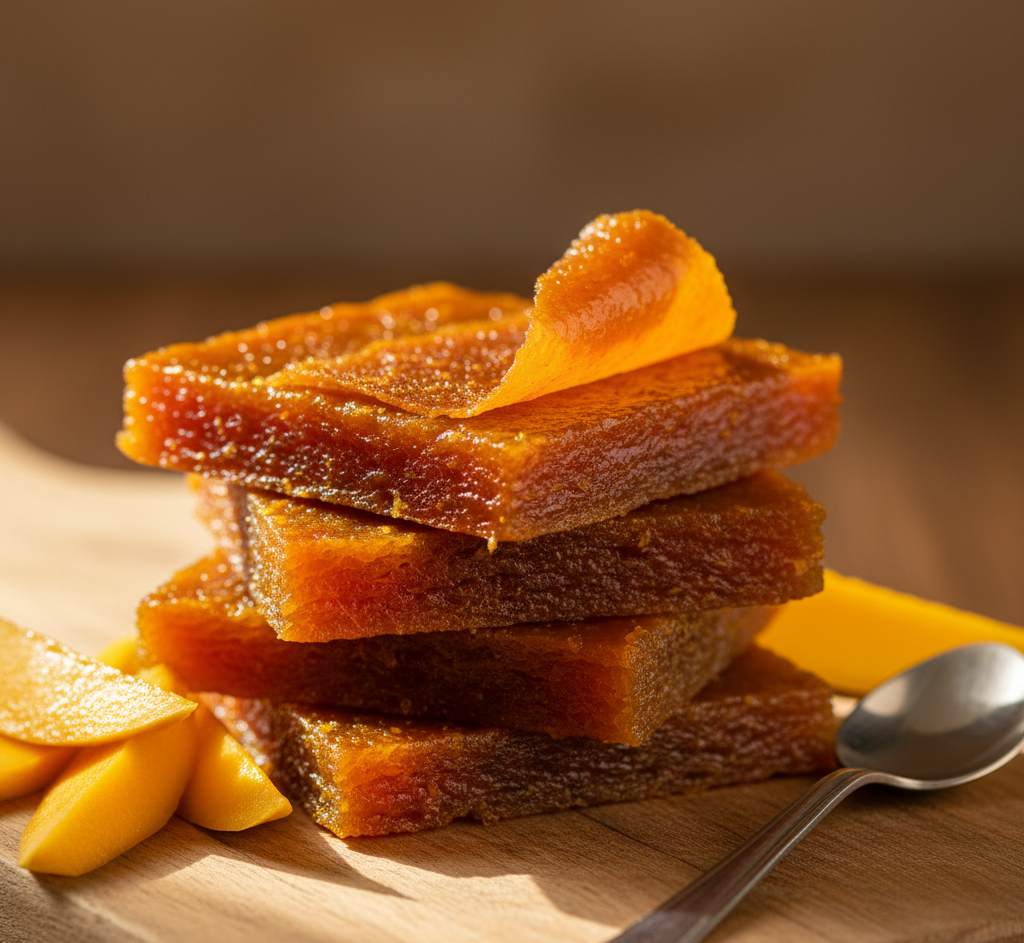 Sweet Mango Papad (Amba Poli)